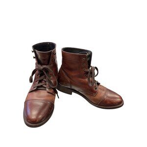 Thursday Boot Co. wms brown leather hand crafted ankle boots sz 6.5 SKU 9863